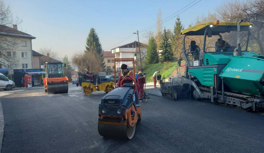 Nastavak projekta asfaltiranja Jukićeve ulice na Koševskom brdu