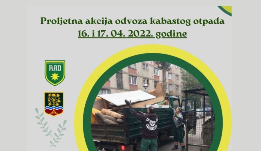 Proljetna akcija prikupljanja kabastog otpada na području Centra