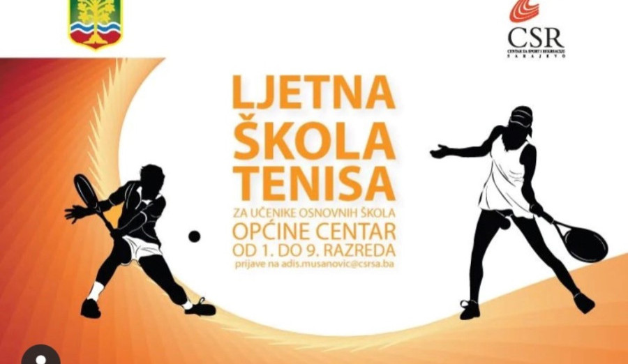 Počeo upis u Ljetnu školu tenisa općine Centar