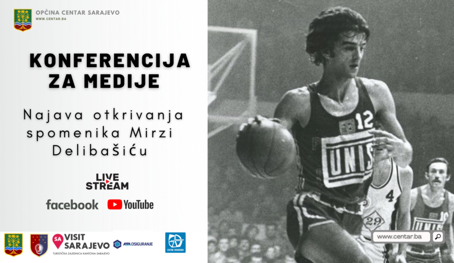 Najava otkrivanja spomenika Mirzi Delibašiću