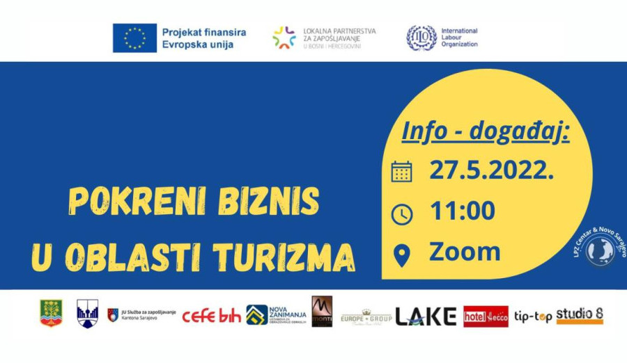Info-događaj: Pokreni biznis u oblasti turizma