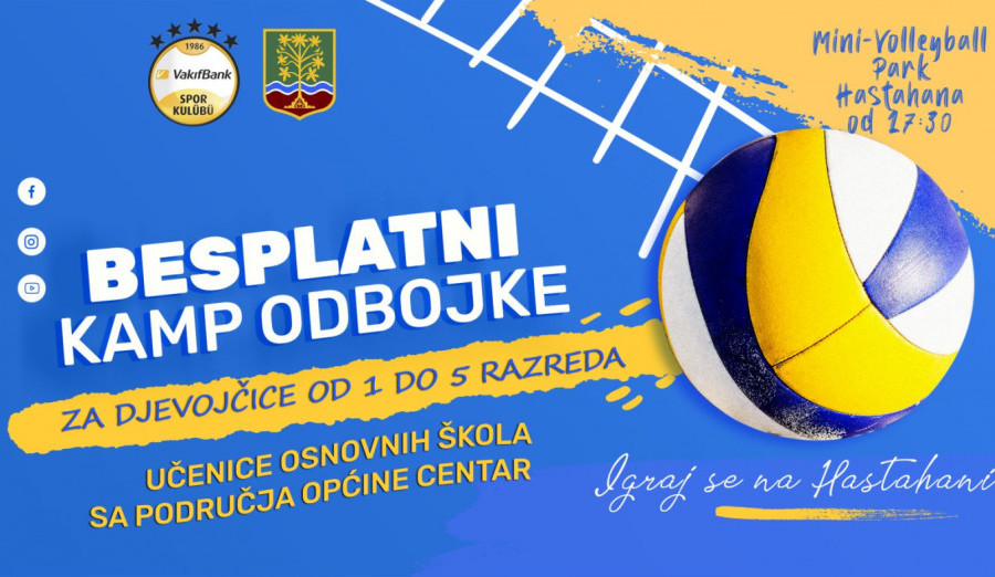 Sutra počinje besplatni Mini-Volleyball kamp za djevojčice