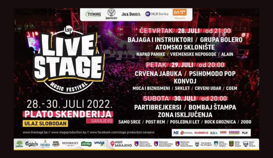 Večeras počinje muzički festival „Live Stage“