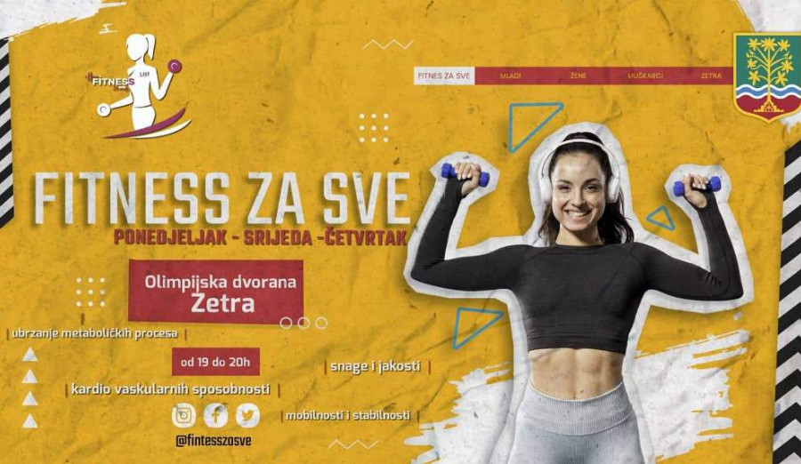 Sutra počinje projekat „Fitness za sve“