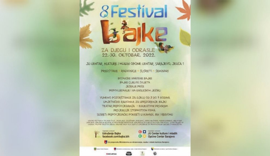 Počeo osmi Festival bajke za djecu i odrasle