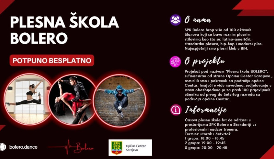 Besplatna škola plesa za mališane