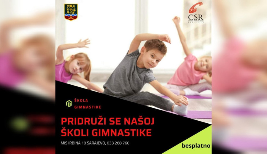 Besplatna škola gimnastike za osnovce