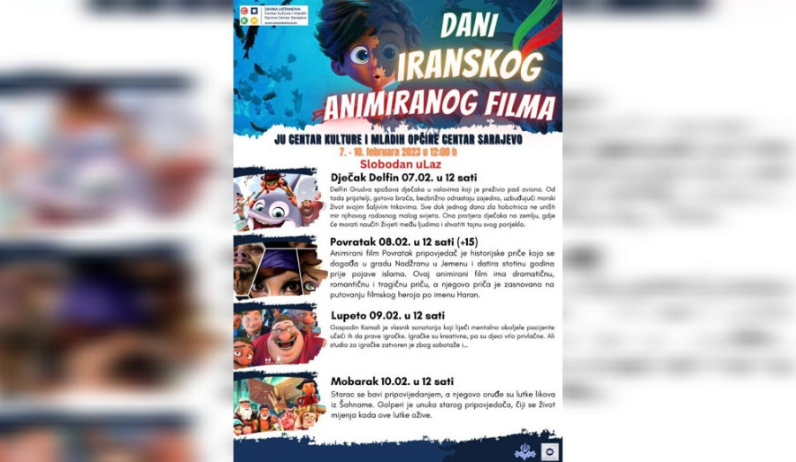 Sutra počinju „Dani iranskog animiranog filma“