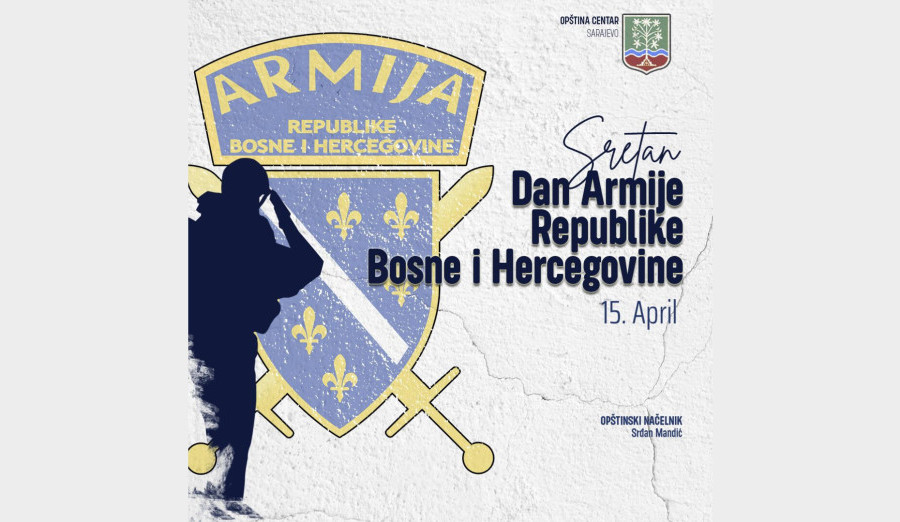 Načelnik Mandić čestitao Dan Armije RBiH