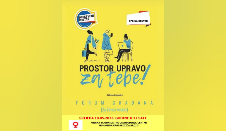 Poziv za učešće u forumu građana