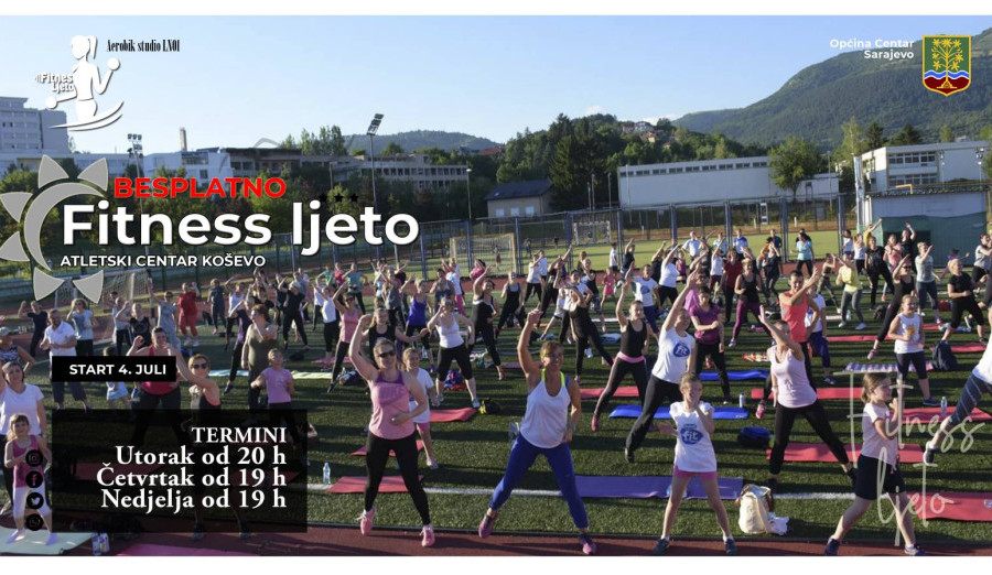 Večeras počinje projekat „Fitness ljeto“