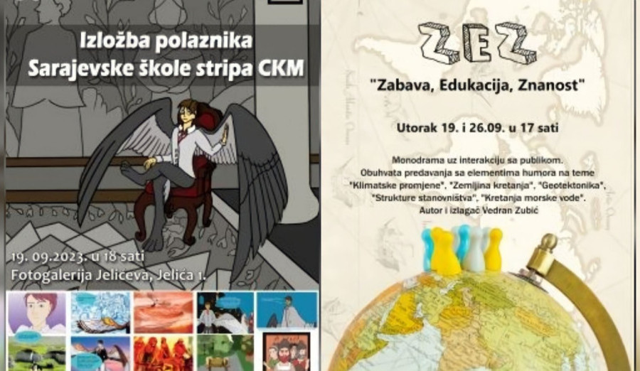 Sutra izložba Škole stripa i predavanje sa profesorom Zubićem