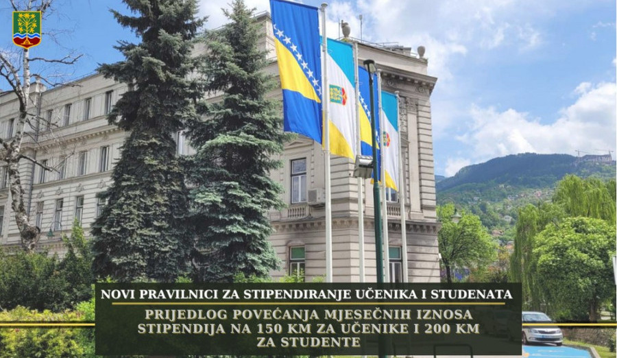 Prijedlog povećanja mjesečnih iznosa stipendija na 150 KM za učenike i 200 KM za studente