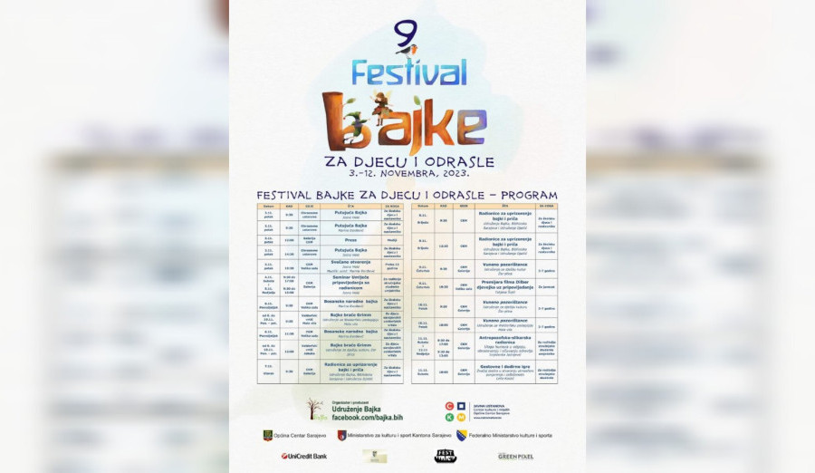 Sutra počinje 9. festival „Bajke za djecu i odrasle“