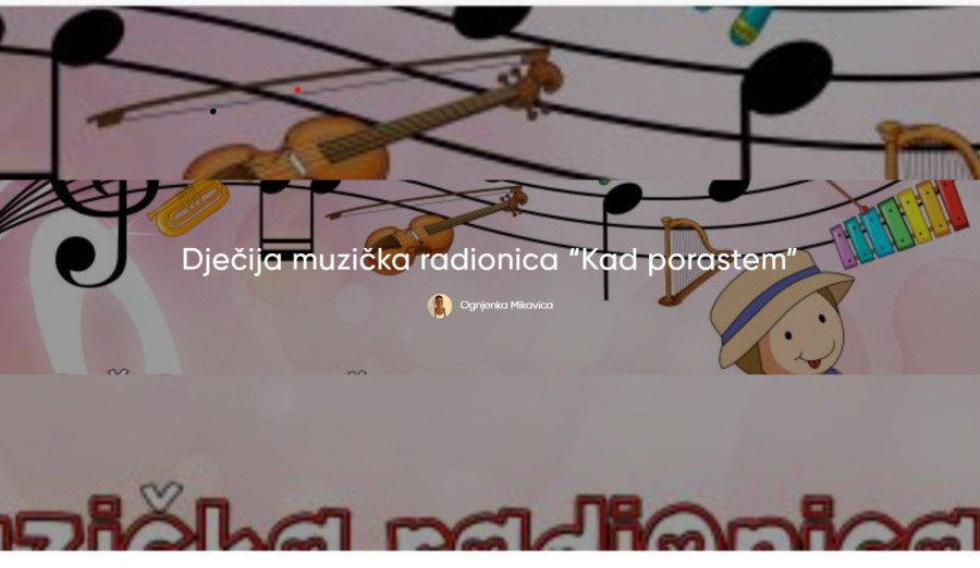 Besplatna muzička dječija radionica
