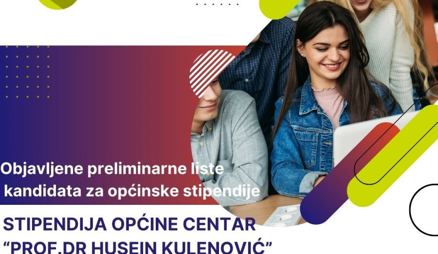 Objavljene preliminarne liste kandidata za općinske stipendije