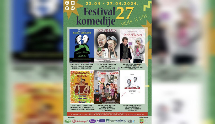 Otvoren Festival komedije „Smijeh je lijek“