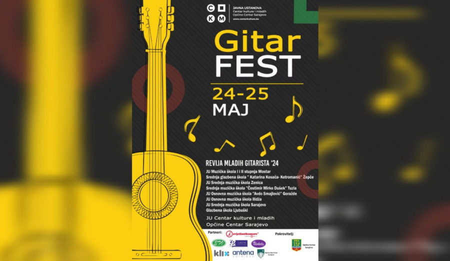 Koncertom učenika muzičkih škola iz BiH započinje Gitarfest 2024