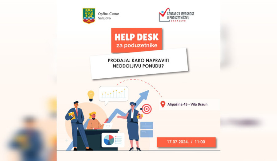 U srijedu Help Desk sesija na temu