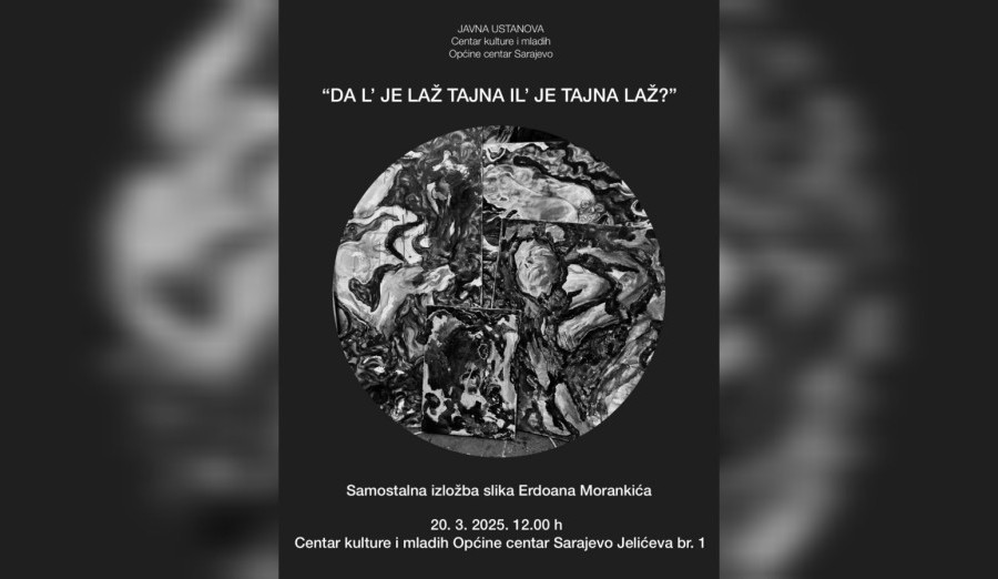 U četvrtak izložba slika „Dal' je laž tajna il' je tajna laž?“