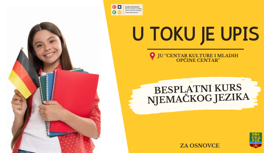 U toku je upis na besplatni kurs njemačkog jezika za osnovce