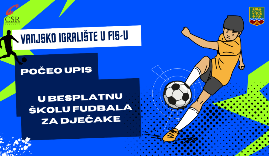 Počeo upis u besplatnu školu fudbala za dječake