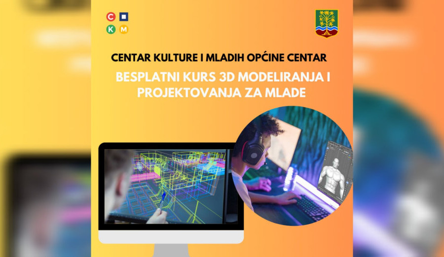 Besplatni kurs 3D modeliranja i projektovanja za mlade