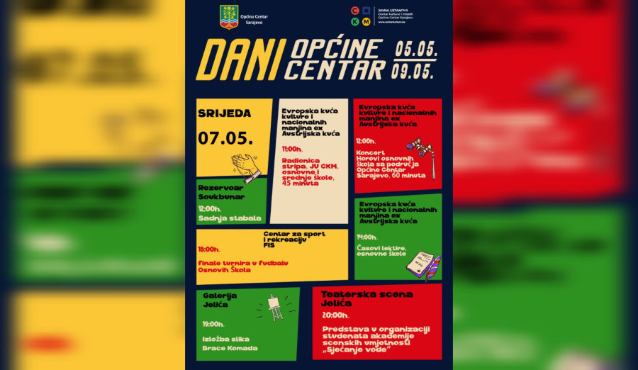Program za srijedu, 7. maj 2025. godine