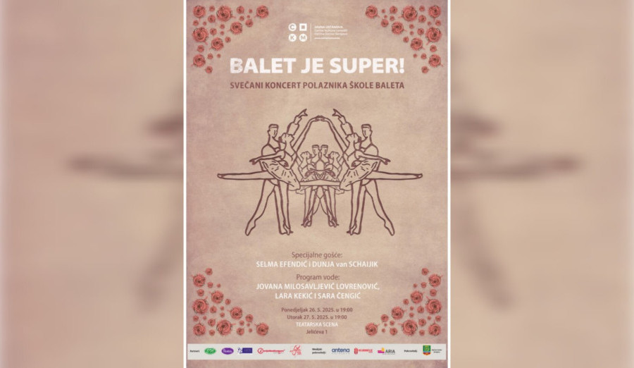 Završni koncert Male škole baleta – „Balet je super!“