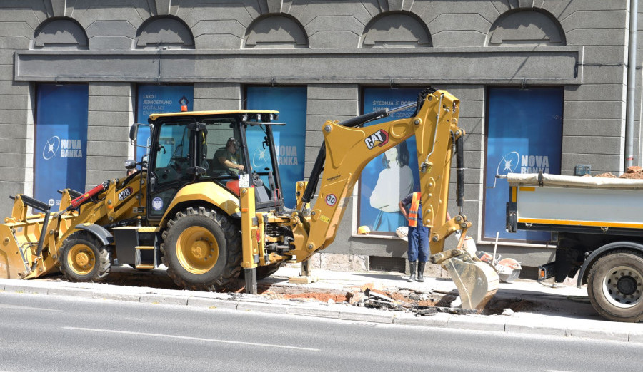Započela rekonstrukcija dijela distributivnog cjevovoda u Hiseta ulici