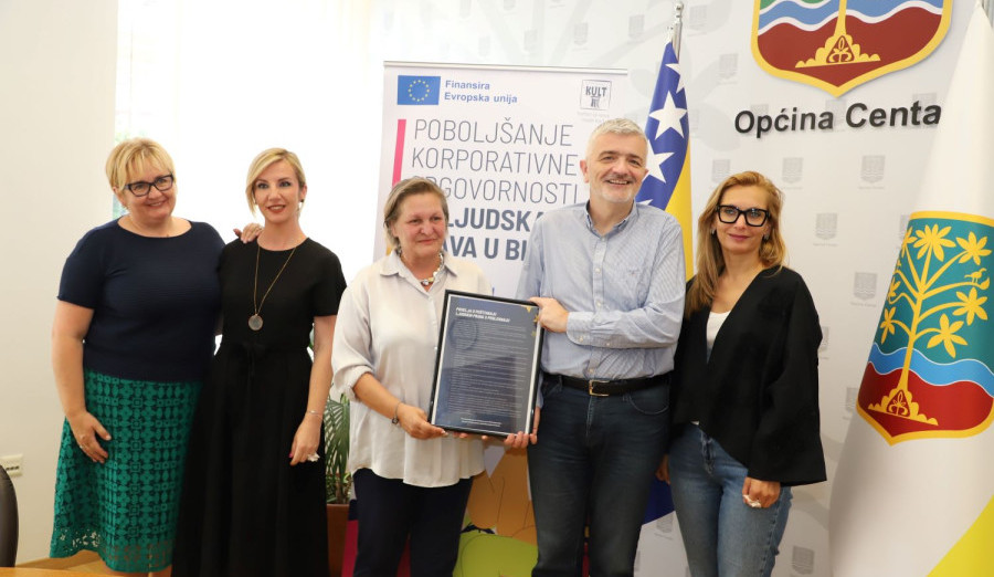 Općina Centar potpisala Povelju o poštivanju ljudskih prava u poslovanju