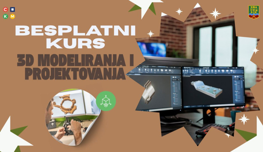 Besplatni kurs 3D modeliranja i projektovanja za mlade
