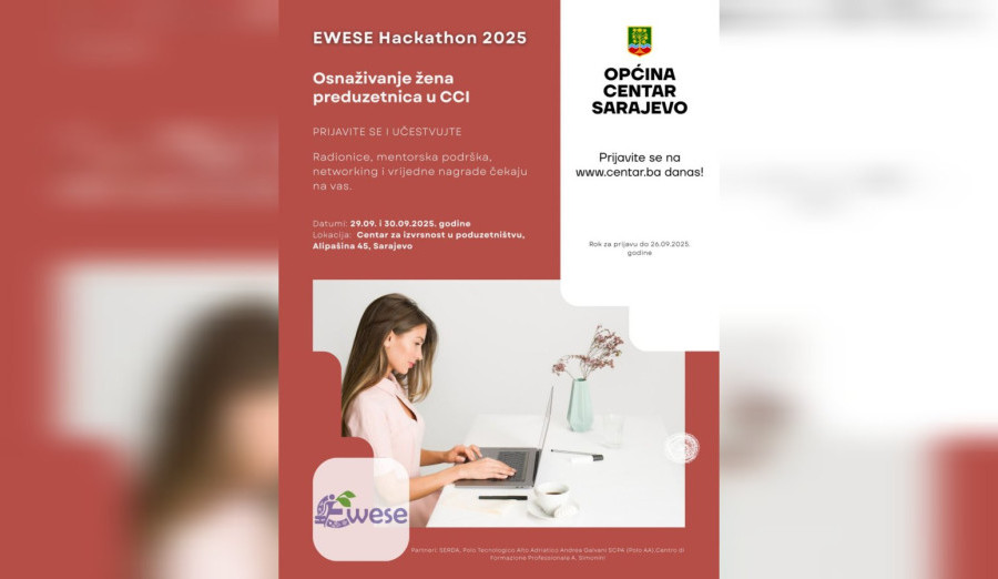 Općina Centar partner EWESE Hackathona 2025