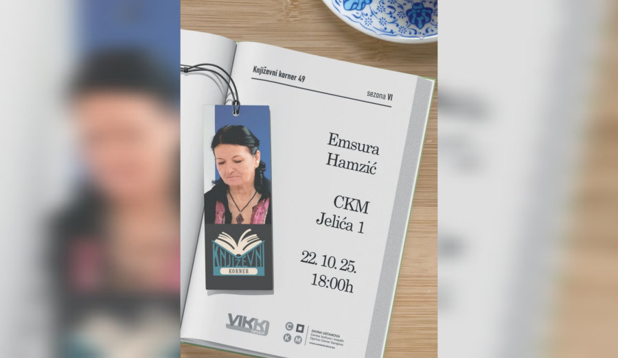 Sutra 49. književni korner sa Emsurom Hamzić