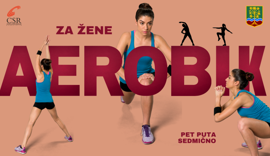 Besplatan aerobik za žene pet puta sedmično