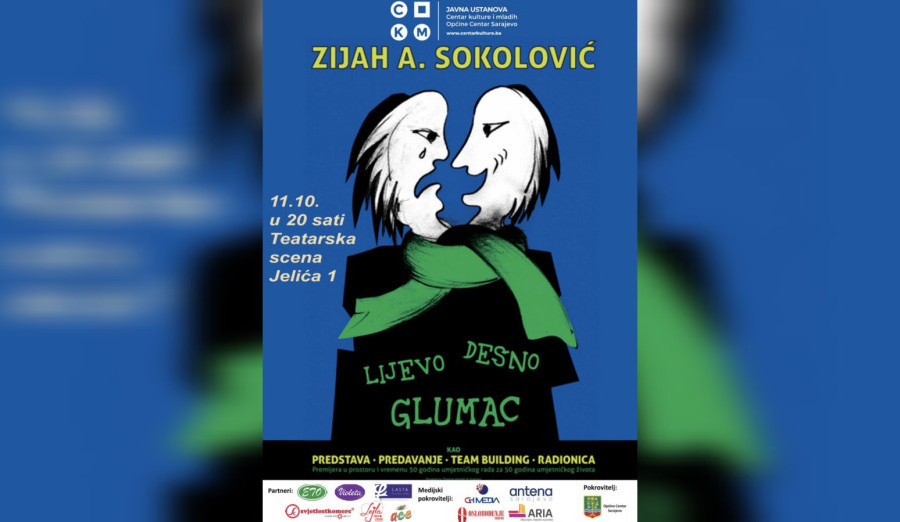 Predstava Zijaha Sokolovića „Lijevo Desno Glumac”