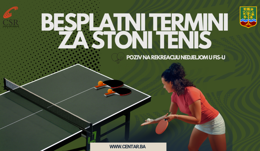 Besplatni termini za stoni tenis