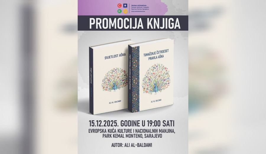 U ponedjeljak promocija knjiga autora Alija Al-Baldawija