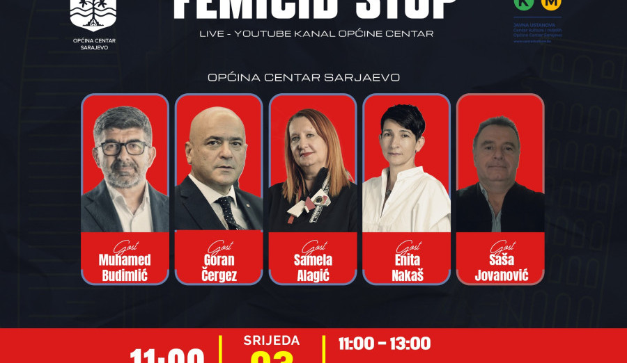 U srijedu događaj „FEMICID STOP: Pogled kroz umjetnost“