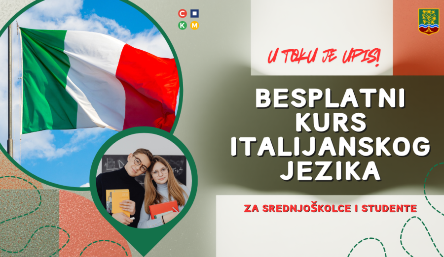 U toku je upis na besplatni kurs italijanskog jezika