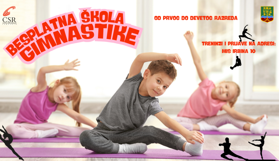 Besplatna škola gimnastike za osnovce sa Centra
