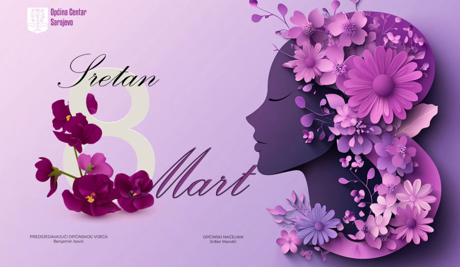 Čelnici Općine Centar čestitali 8. mart