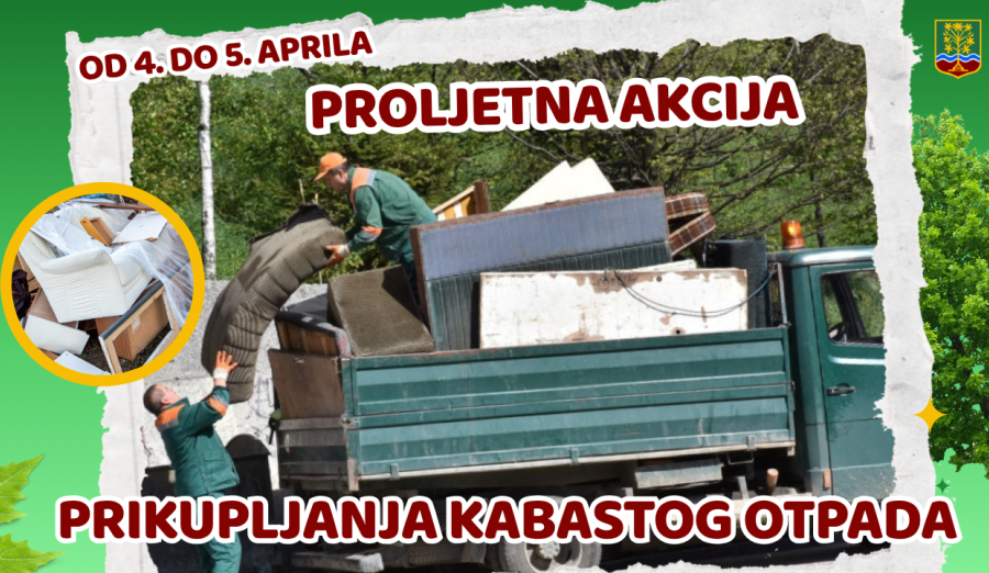 Proljetna akcija prikupljanja kabastog otpada