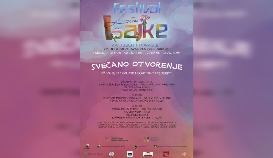 Sutra počinje ljetni festival bajke za djecu i odrasle