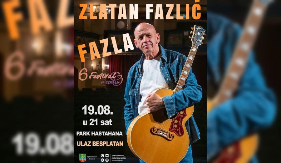 Legendarni kantautor Zlatan Fazlić Fazla večeras pred sarajevskom publikom
