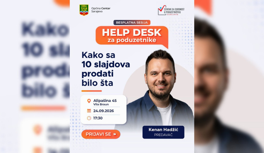 U četvrtak nova besplatna Help Desk sesija