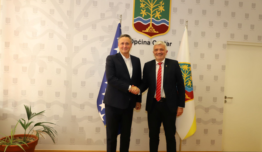 Rukovodstvo Općine Centar sastalo se s predsjedavajućim Predsjedništva BiH Denisom Bećirovićem