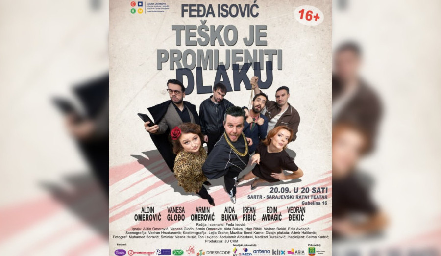 Novi termin odigravanja predstave „Teško je promijeniti dlaku“