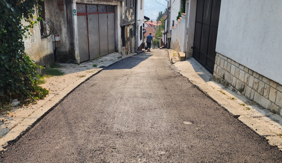 Završeni radovi na sanaciji Ulice Mandžina Gornja