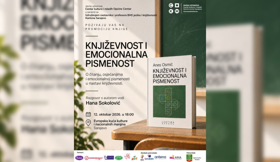 Promocija knjige „Književnost i emocionalna pismenost“ Anesa Osmića
